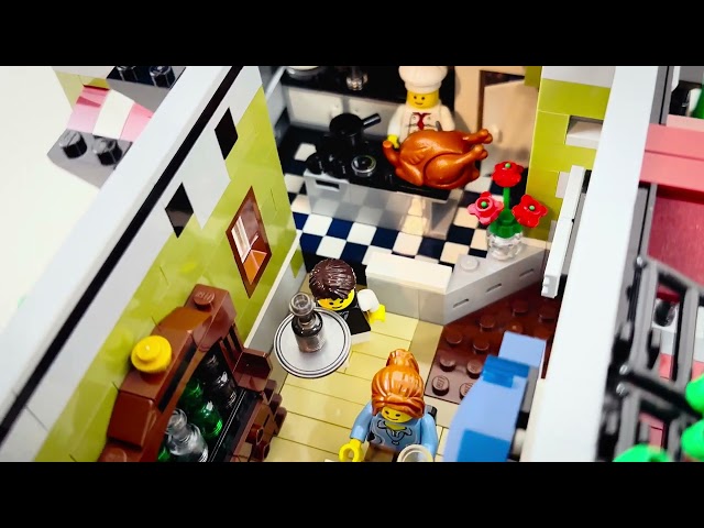 Full Lego Parisian Restaurant 10243 Expert Creator #lego