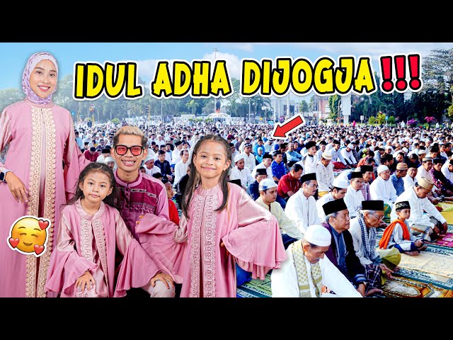 PERTAMA KALI SHOLAT IDUL ADHA DI JOGJA!! PAKE BAHASA JAWA GAK NGERTI GUYS!!