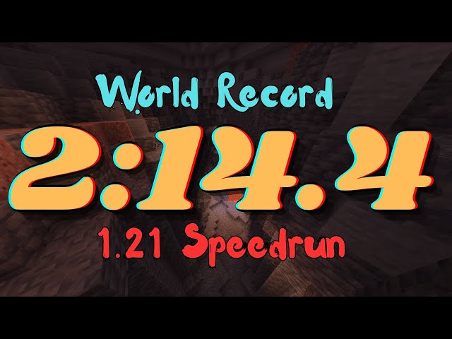 (WR) 1.21 Minecraft Controller Speedrun in 2:14.4