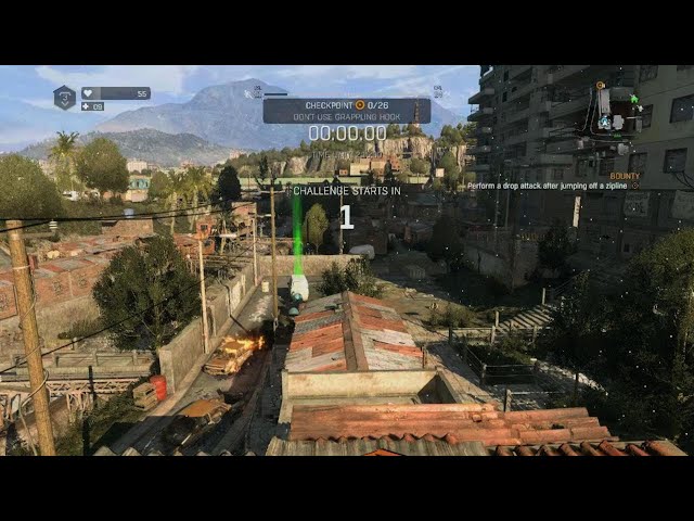 Another Slums Parkour Fever Challenge Dying Light Gameplay