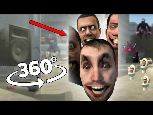 Skibidi Toilet Finding Challenge 360º VR Video #22