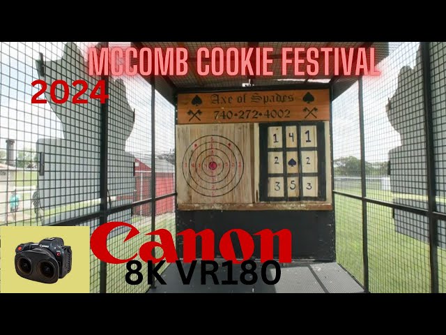 McComb Cookie Festival Axe of Spades Ohio 2024 Canon 8K60 VR180