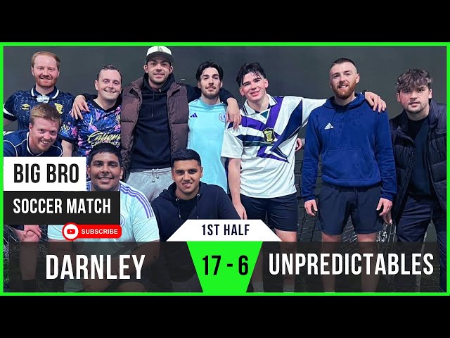 Intense Start! Darnley Takes Early Lead vs Unpredictables (1st Half) | 7-3 Championship Clash