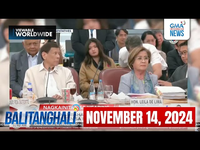 Balitanghali Express: November 14, 2024