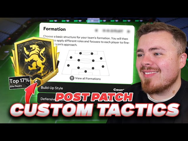 My Elite Division Formation & Tactics! 😍 EA FC 25 Meta Custom Tactics