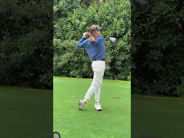 Trumps granddaughter playing golf