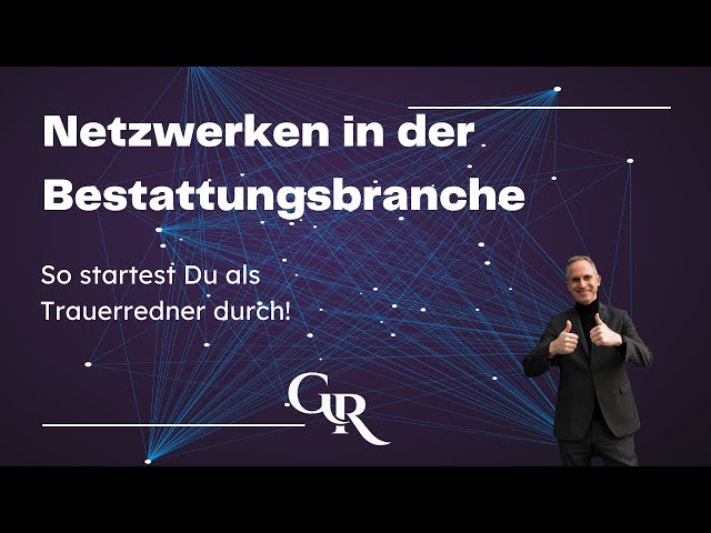 Netzwerk in der Bestattungsbranche: So startest Du als Trauerredner durch