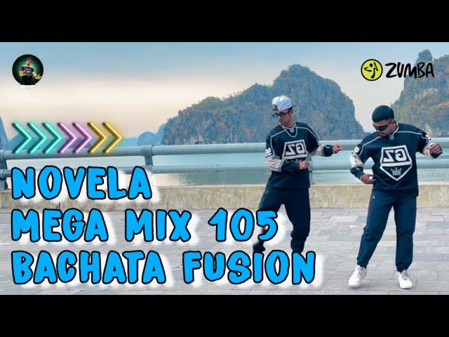 Megamix 105 | Novela | Bachata Fusion Choreography Zinpawan Happy kang Bachata Basic workout