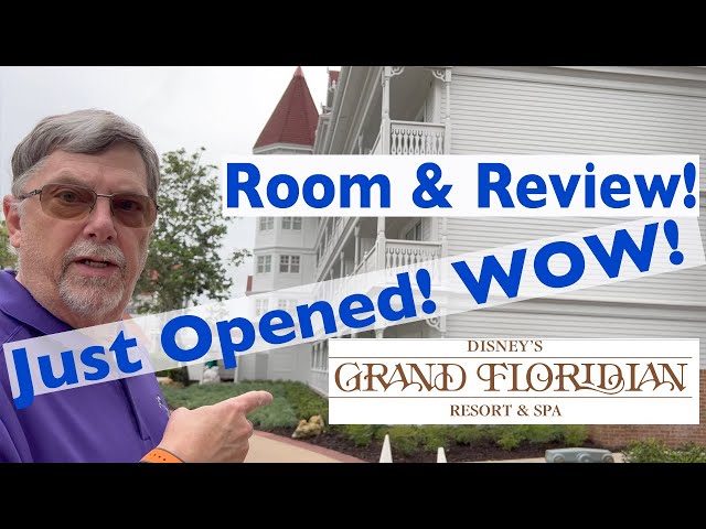 Let's Check out the newest Disney Vacation Club - Grand Floridian Resort Studio Room Tour & Review