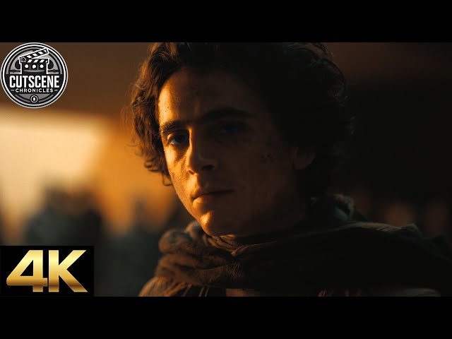 [4K UHD] Paul’s Conversation with Emperor And Silence CUTSCENE | DUNE Part Two (2024)