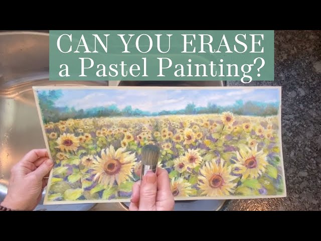 Revive and Reuse: Erasing and Re-Purposing Pastel Surfaces!  🤗 #pastelpainting