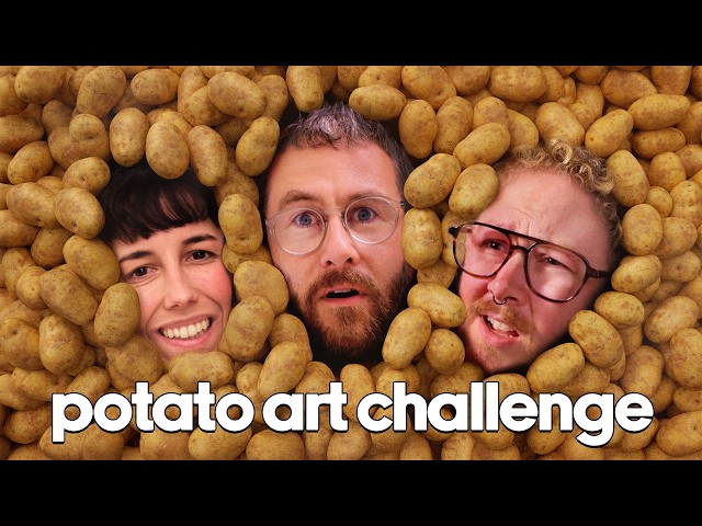 3 ARTISTS create POTATO art