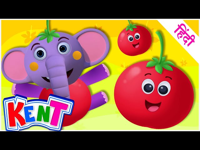 Ek Chota Kent | Aaha Tamatar Bada Mazedaar | Hindi Nursery Rhymes for Kids and Children