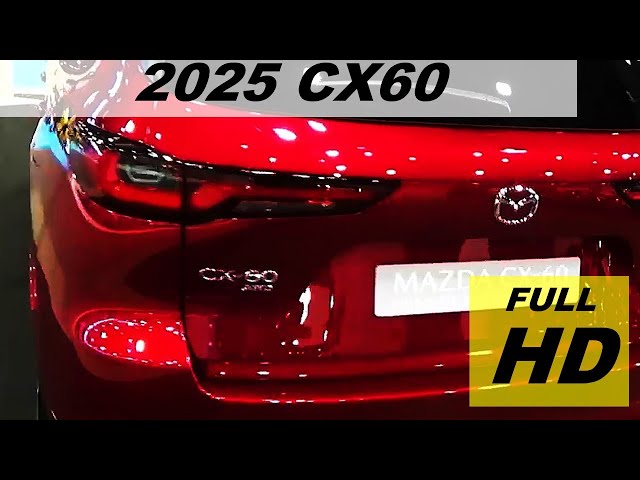 New MAZDA CX60 2025 Super RED SUV - Large And Full Charge