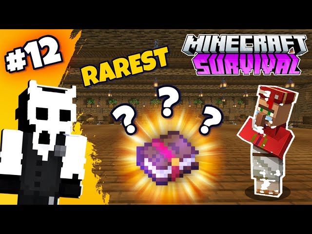 I Built A Secret🔐🔐 Villager Trading Hall In | Minecraft Survival(Part 12) |