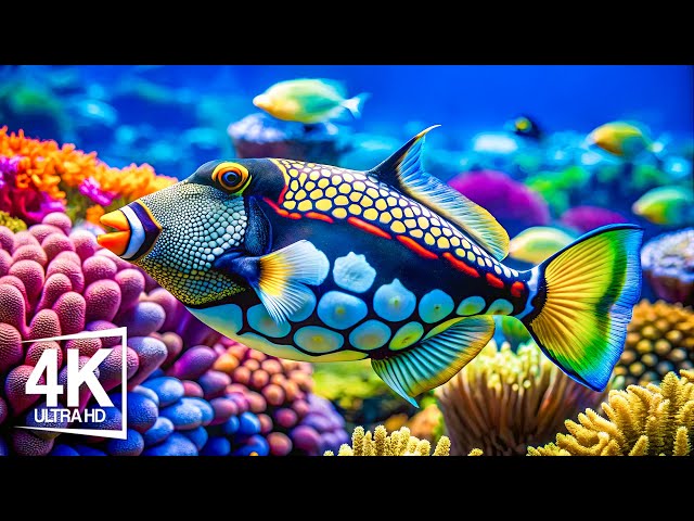 Ocean Tranquility 4K VIDEO ULTRA HD - Beautiful Deep Sea Ocean with Wonders