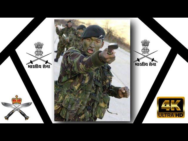 ⚔️🇮🇳❤️indian army status | Gorkha💪🔥army lovers special 4K status | #army | #short | #gorkh#regiment