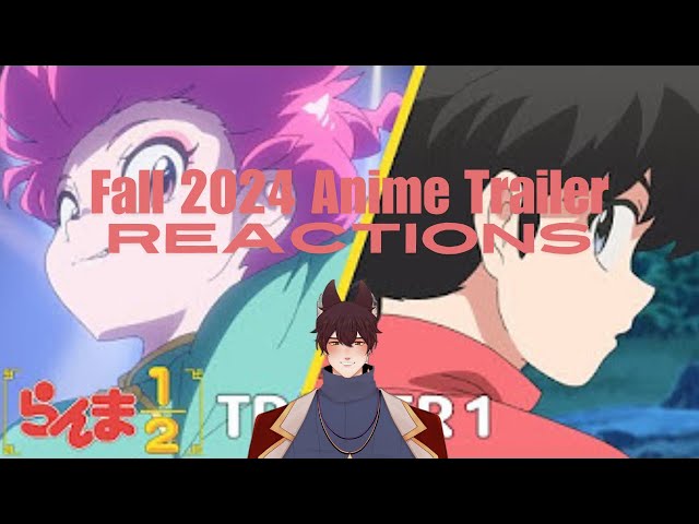 Reacting to Fall 2024 Anime Trailers: Uzumaki, Ranma ½, Demon Lord 2099 & More!