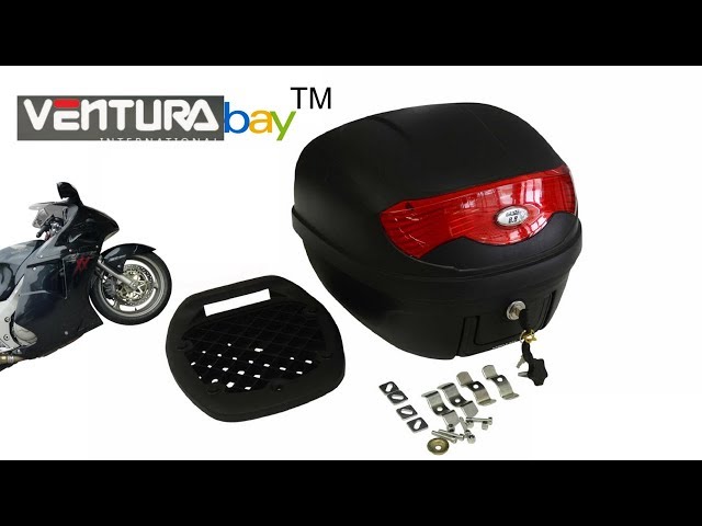 EBay Motorcycle Top Box: Installation with Ventura and first thoughts