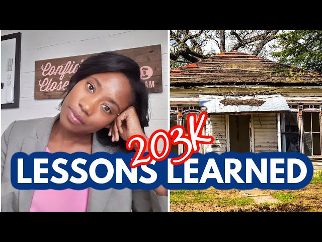 FIXER UPPPER  - FHA 203K  Rehab Loan | LESSONS LEARNED