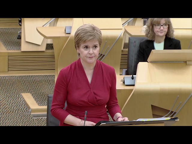 FMQs: Nicola Sturgeon 'deeply offended' by MSP's heckling during statement on racism