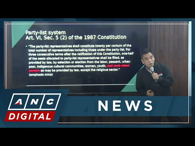 Lawmakers dispute findings of study listing party-lists of political dynasties, big businesses | ANC