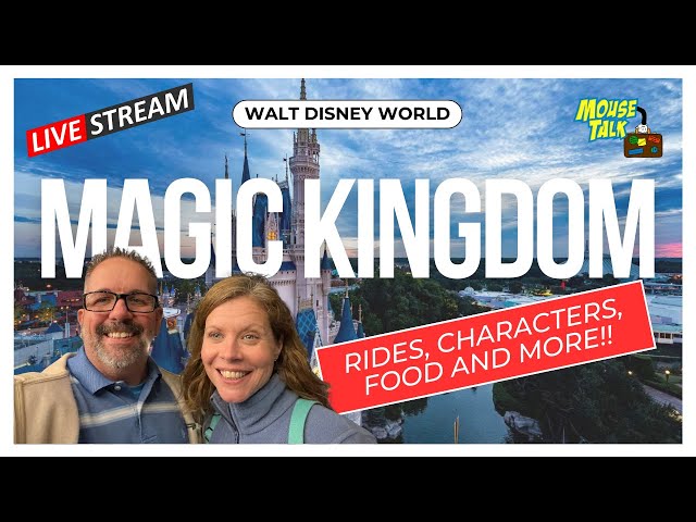 🔴 Live Now: Sunday Walk in the Park Through Magic Kingdom | Step Inside Disney World With Us! 🚶‍♂️🌟