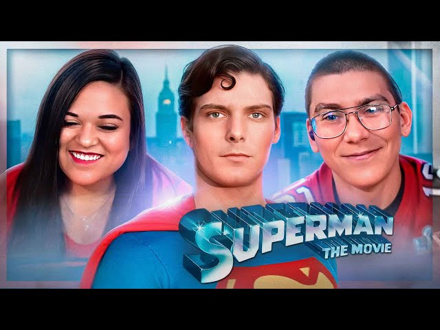 We FINALLY Checked Out Christopher Reeve In *SUPERMAN (1978)* [REACTION] First Time Watching!