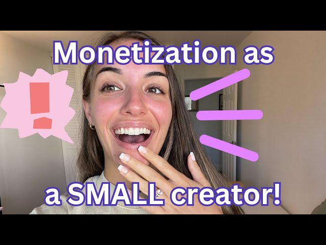 how much money i make on YouTube as a small creator ☆ realistic expectations & tips