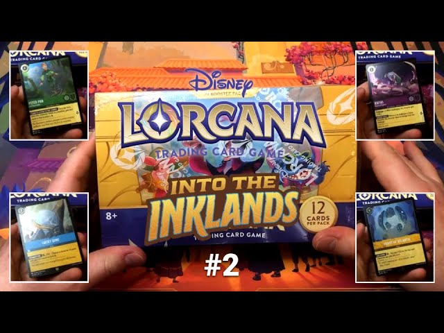 Disney Lorcana "Into The Inklands" Booster Box Opening #2 NO COMMENTARY