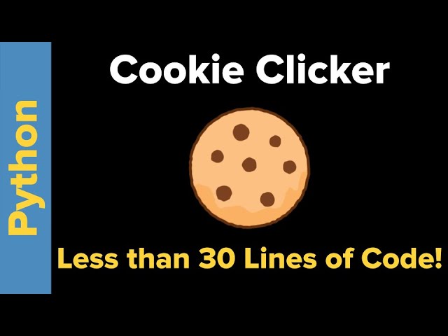 Python Game Programming: Simple Cookie Clicker