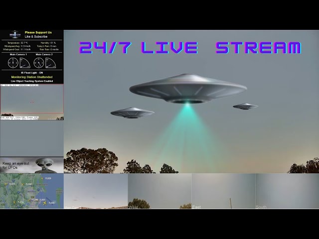 24/7 LIVE Sky Cam Queensland Australia - Lets Spot UFO's - UFO UAP Drone Sightings