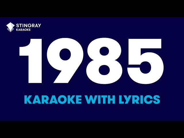 BEST SONGS FROM 1985 IN KARAOKE WITH LYRICS | Non Stop Karaoke Music Playlist by  @StingrayKaraoke