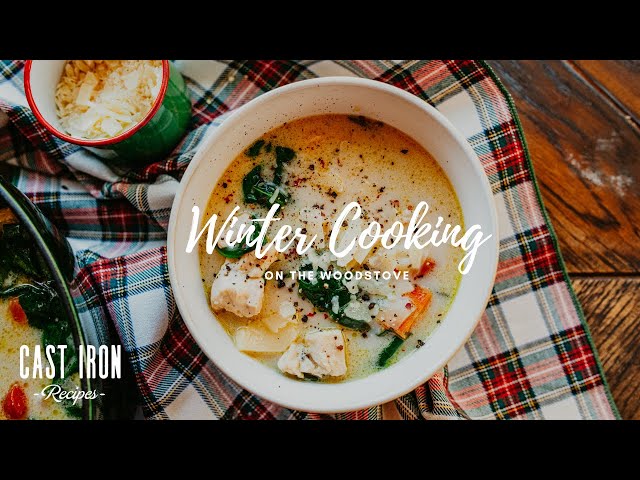 Winter Cooking on the Woodstove | Cook with Me