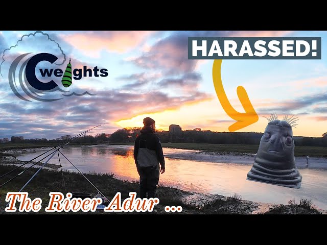 Fishing The RIVER ADUR For Flounders - I Got HARASSED! Sea Fishing Uk