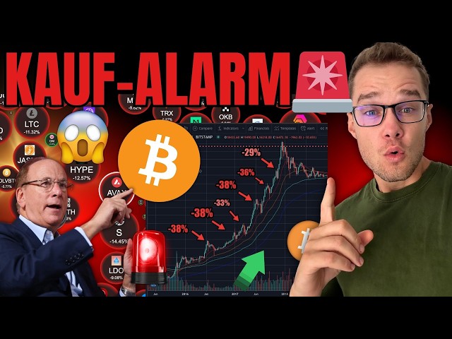 BITCOIN CRASH! 🚨 Was Bitcoin-Investoren JETZT wissen müssen!  Kaufen oder Warten?! 😱