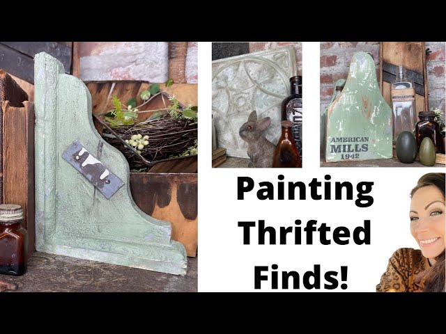 Paint Thrifted Finds For Profit | Chippy Paint Finish | DIY Paint | Industrial Farmhouse Flips