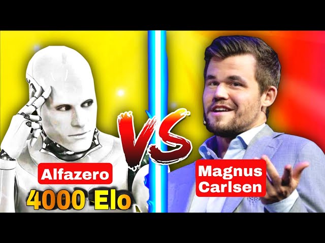 Alfazero (4000 Elo) Sacrifices his Pieces against Magnus Carlsen | Alphazero vs Magnus | chess clip