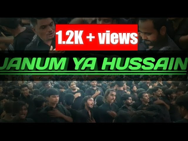 Janum ya hussain noha recited by Riyaz Hussain &  Safder Hussain ||AZADARI MACHILIPATNAM 1441 Hijri