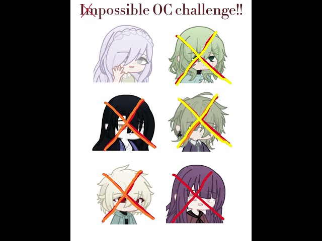 // Impossible Art (OC) Challenge! // #gacha #gachalife #gachaclub #oc