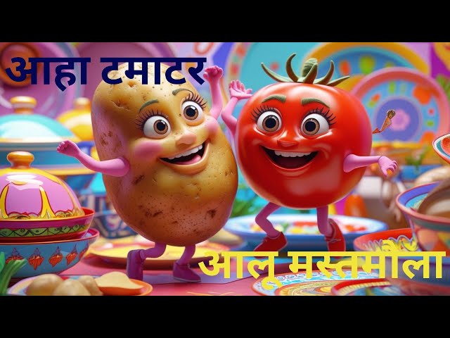 Aaha Tamatar Bade Mazedar -Aalu Mast Maula -Nursery Rhymes and Kids song#nurseryrhymes #cartoon