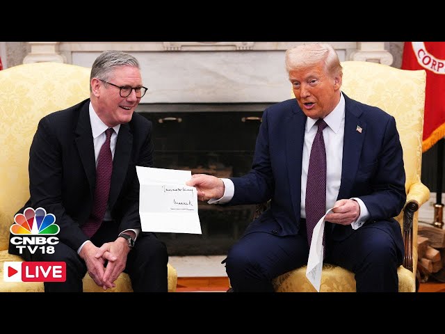 LIVE: President Trump Meets UK PM Keir Starmer at White House for Critical Talks on Ukraine | N18G