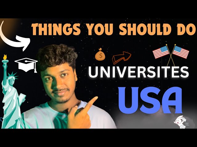 DO TheseThings ✅ While Applying to US! ✈️ | తెలుగు | MS in USA