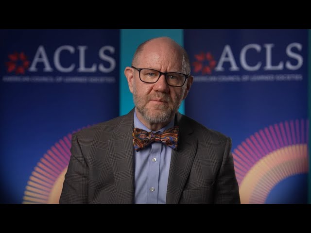 ACLS Community Perspectives: J. Andrew Brown