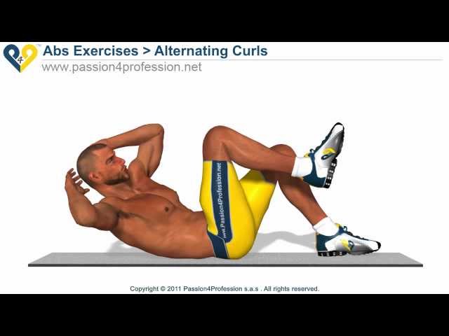 Beginners ab exercises