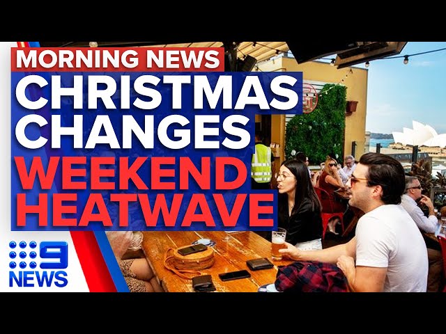 Coronavirus restrictions ease before Christmas, Heatwave forecast | 9 News Australia