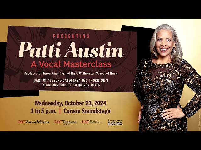 Presenting Patti Austin: A Vocal Masterclass