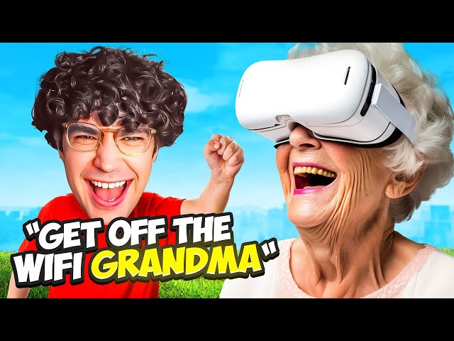 My Grandma WON'T Get Off The Wifi...