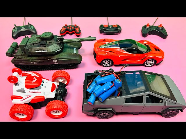 12MINUTES SATISFYING REMOTE CONTROL STUNT CAR,TESLA PICK UP RC,RC PREMUUIM CAR&RC MILITARY TANK WAR