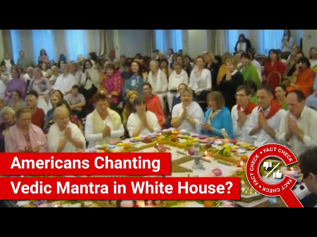 FACT CHECK: Viral Video Shows Americans Chanting Shri Rudram Stotram in the White House?